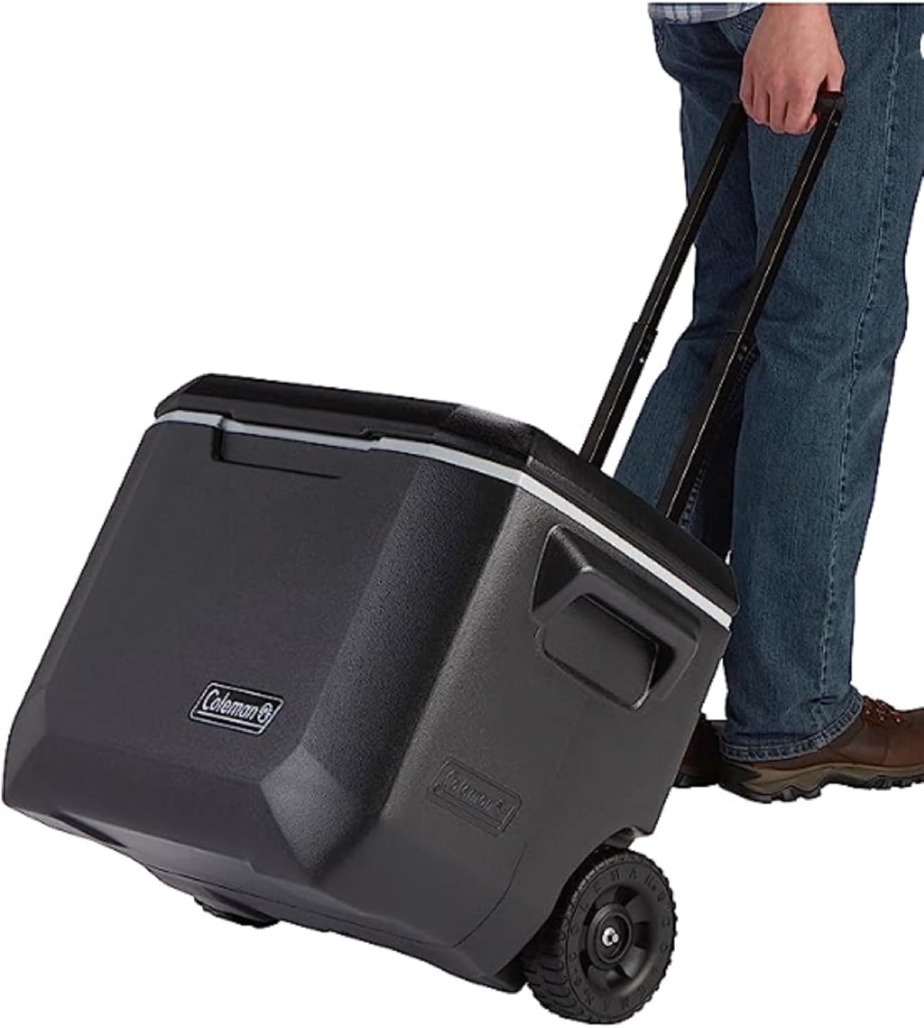 Coleman Portable Rolling Cooler | 50 Quart Xtreme 5 Day Cooler with Wheels | Wheeled Hard Cooler Keeps Ice Up to 5 Days - Image 4